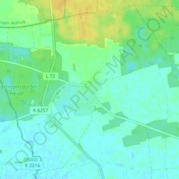 Stolzenhain topographic map, elevation, terrain