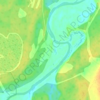 Поддубье topographic map, elevation, terrain