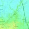 Babelan topographic map, elevation, terrain