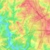 Elizabeth Heights topographic map, elevation, terrain