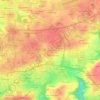 Kerzouric topographic map, elevation, terrain