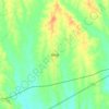 Yangling topographic map, elevation, terrain