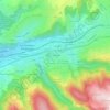 La Pouratte topographic map, elevation, terrain