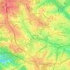 Woodbriar topographic map, elevation, terrain