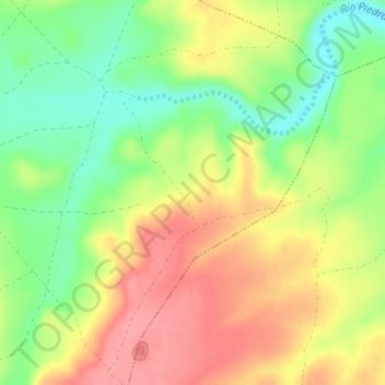 Loma María topographic map, elevation, terrain