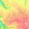 Auzeville topographic map, elevation, terrain