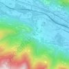 Castagneretto topographic map, elevation, terrain