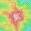 Mount Stirling topographic map, elevation, terrain