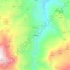La Mojonera topographic map, elevation, terrain