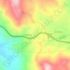 Homestake Pass topographic map, elevation, terrain