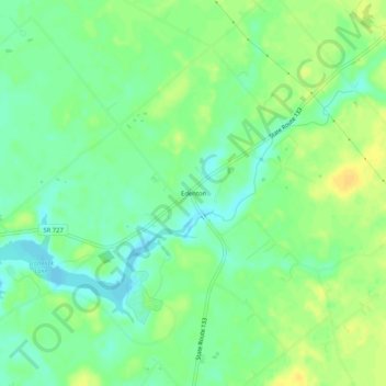 Edenton topographic map, elevation, terrain