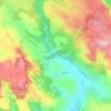 Cenils topographic map, elevation, terrain