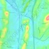 Blueberry Estates topographic map, elevation, terrain