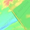 Hub Dam topographic map, elevation, terrain