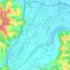 Gudura topographic map, elevation, terrain