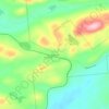 Big Moose topographic map, elevation, terrain