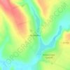 Antonivka topographic map, elevation, terrain