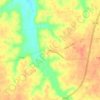 Shiloh topographic map, elevation, terrain