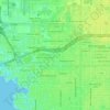 Hanan Estates topographic map, elevation, terrain