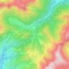 Super Lioran topographic map, elevation, terrain