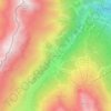 Roia topographic map, elevation, terrain