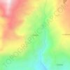 Alto Peru topographic map, elevation, terrain