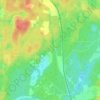 красивый обустроенный родник topographic map, elevation, terrain