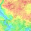 Les Quatre Cheminées topographic map, elevation, terrain