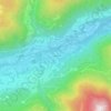 Saone topographic map, elevation, terrain