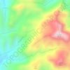Cordillera Isabelia topographic map, elevation, terrain