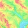 Les Imberts Hauts topographic map, elevation, terrain