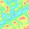 Carbo topographic map, elevation, terrain