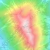 Le Catogne topographic map, elevation, terrain