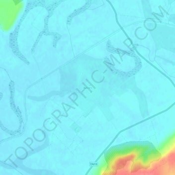 Adoni topographic map, elevation, terrain