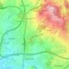 Marlbrook topographic map, elevation, terrain