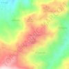 Laguna Negra topographic map, elevation, terrain