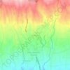 Tetebatu topographic map, elevation, terrain