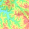 Melrose topographic map, elevation, terrain