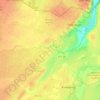 Порицы topographic map, elevation, terrain