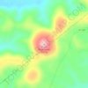 Green River Knob topographic map, elevation, terrain