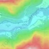 Vavenby topographic map, elevation, terrain