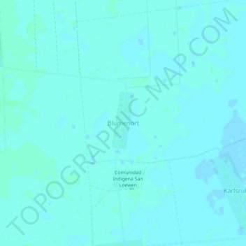 Blumenort topographic map, elevation, terrain