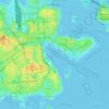 Eteläsatama topographic map, elevation, terrain