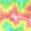 Vail Mountain topographic map, elevation, terrain