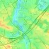 Brookfield topographic map, elevation, terrain