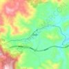 感德镇 topographic map, elevation, terrain