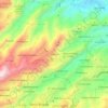 El Roque topographic map, elevation, terrain