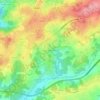 Lages de Ranhados topographic map, elevation, terrain