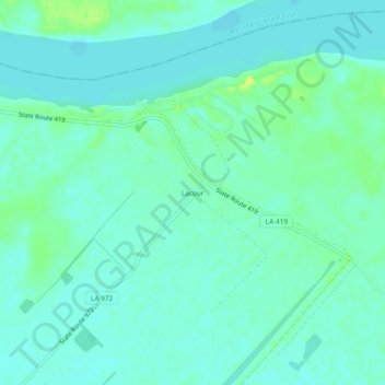 Lacour topographic map, elevation, terrain