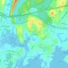 Branford Hills topographic map, elevation, terrain